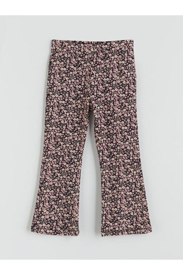 Çelebi Store'dan Kaliteli Parçalar | Beli Lastikli İspanyol Paça Kız Çocuk Tayt - 1