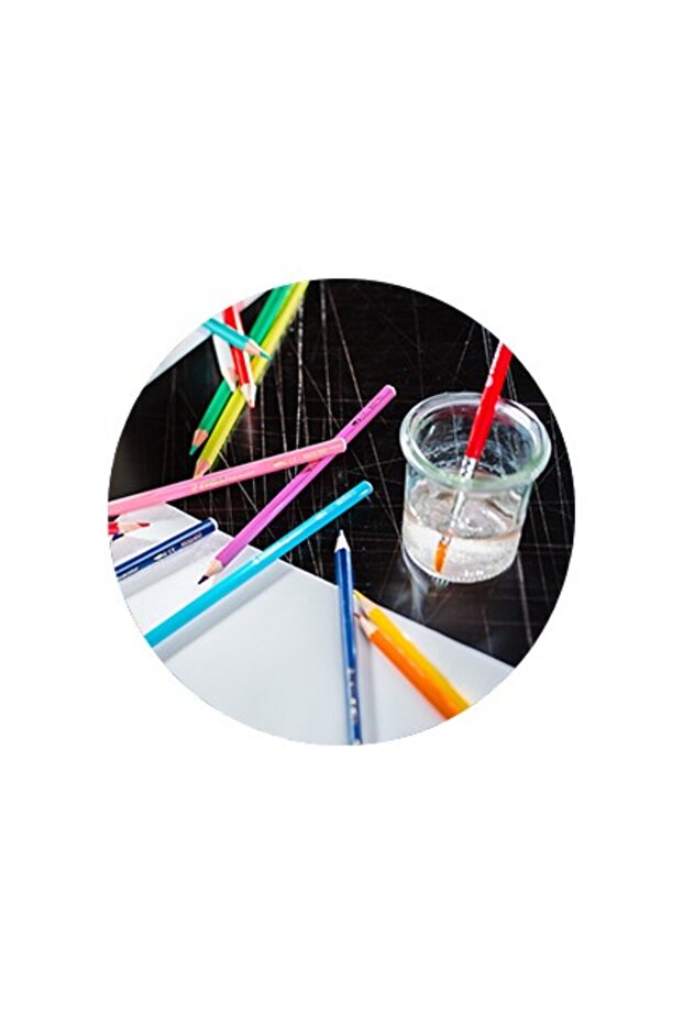 aquacolor ARTY - Kuru Boya Kalemi - 12'li Paket - Çeşitli Renkler - 5