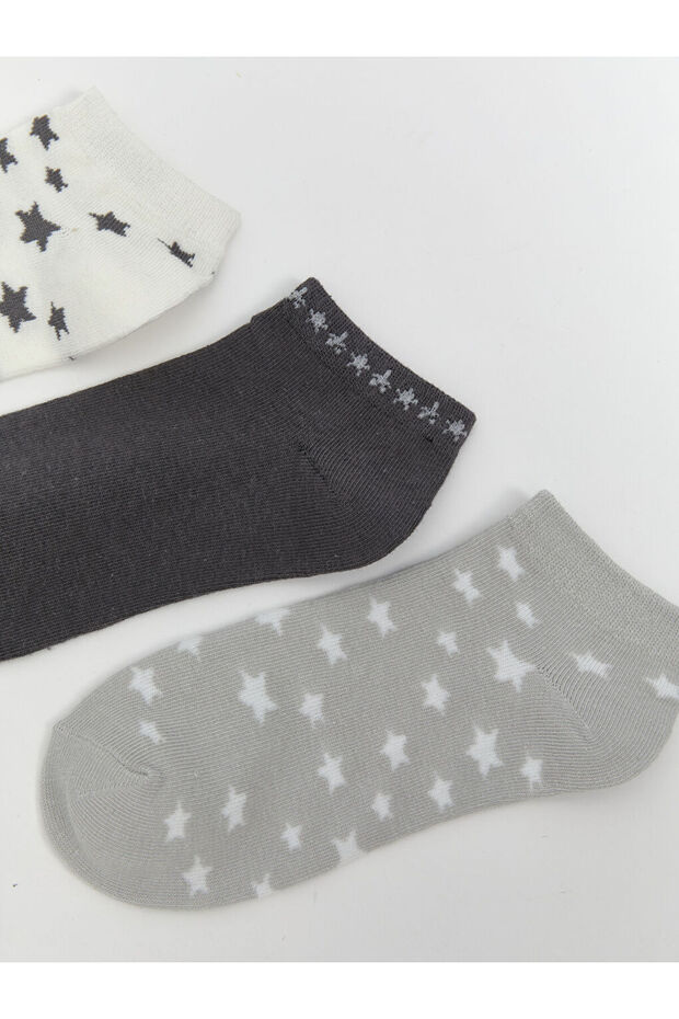 Create Your Style from Uzg Store |   Patterned Women's Booties Socks 5-Piece - 2