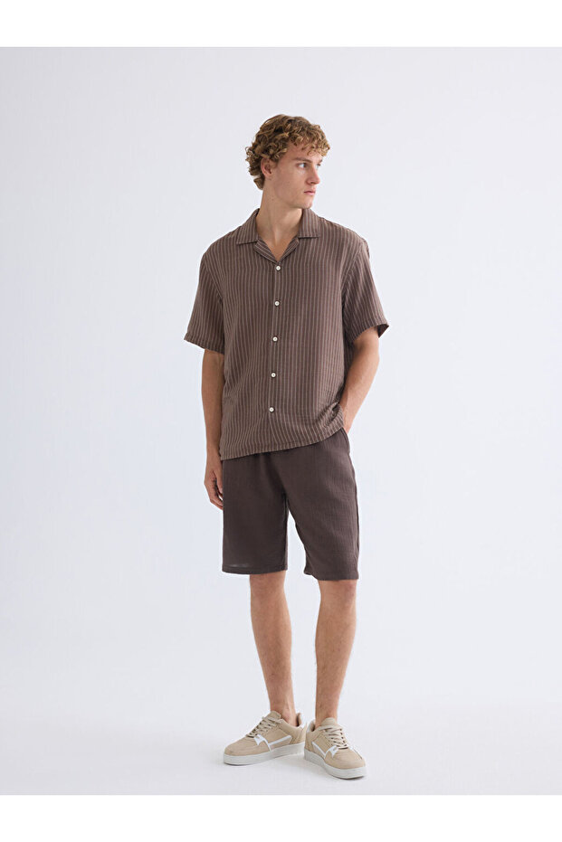 Quality Pieces from Çelebi Store Rahatkalıp Men's Muslin Shorts