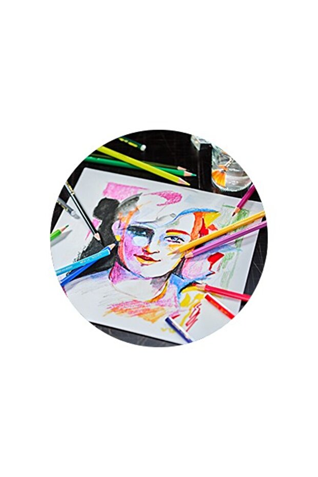 aquacolor ARTY - Kuru Boya Kalemi - 12'li Paket - Çeşitli Renkler - 3