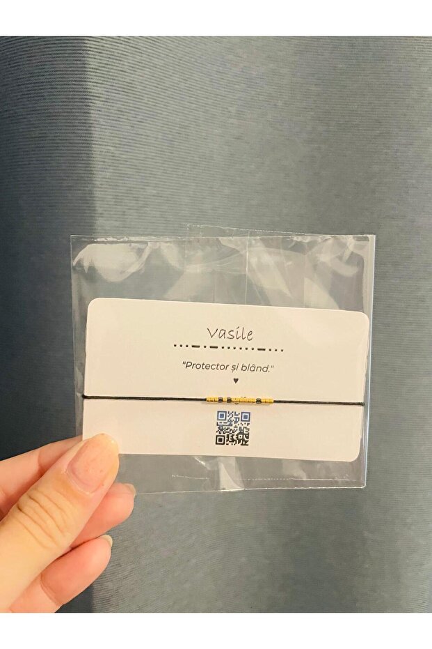 Bratara Cod Morse - Vasile - 1