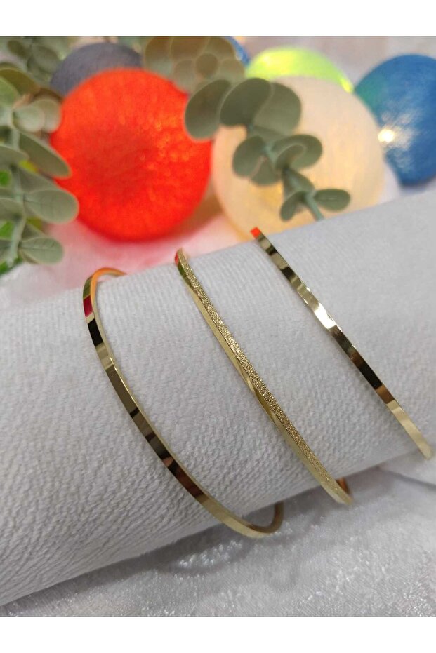 Kumlu 3'Lü Ajda Bilezik - 5