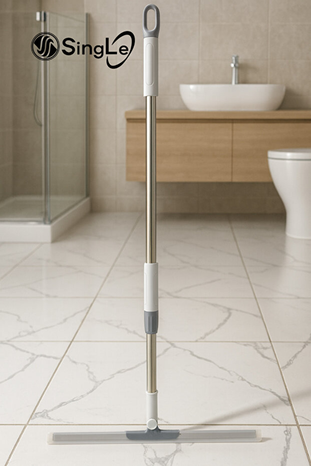 Mega Boy Professional All-Purpose Wiper Squeegee Mop with Telescopic Extendable Handle - 1