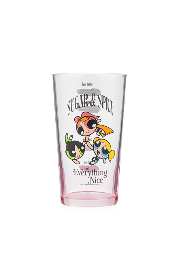 Stilinizi Bize Bırakın | Powerpuff Girls Cam Bardak 570 ml - 6