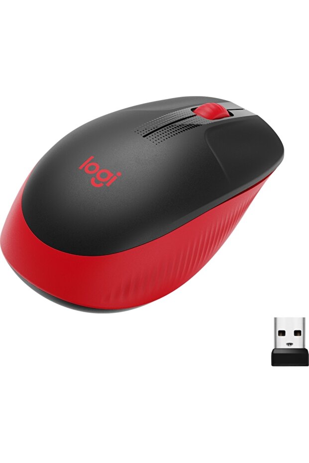 Mouse wireless M190, Red - 2