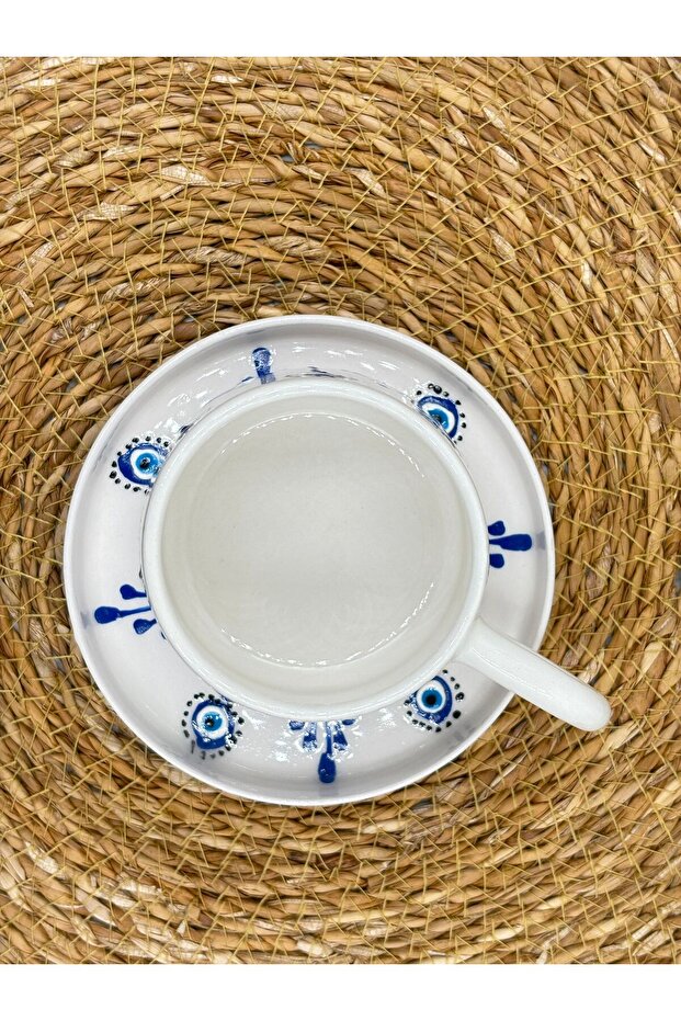 Ceramic Handmade Mug Cup Set with Base - 3