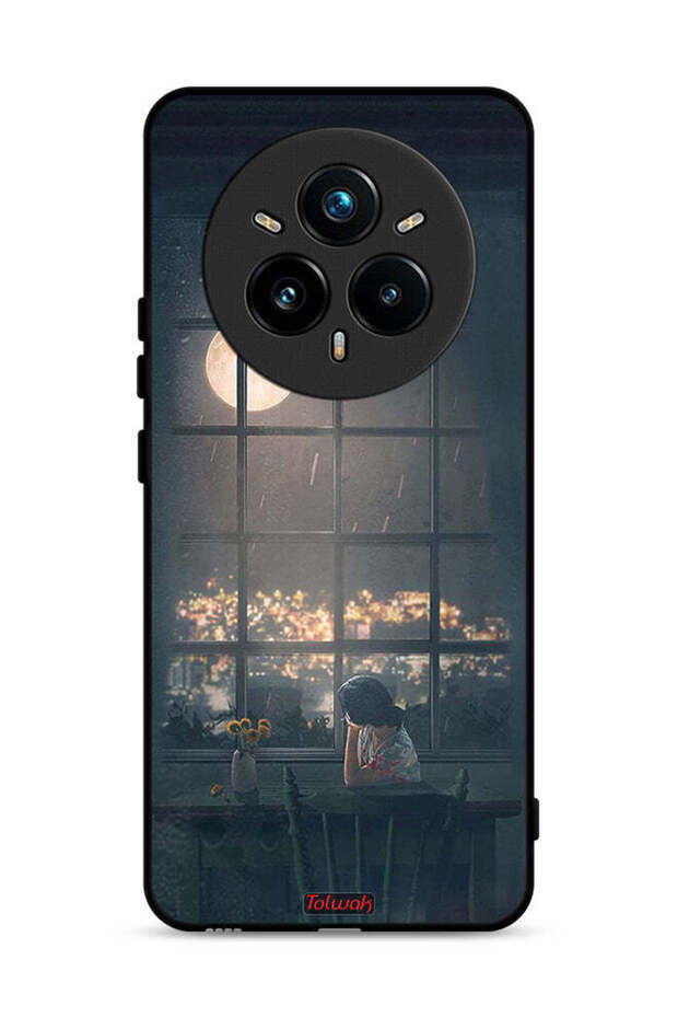 غطاء حماية لهاتف Realme 14 Pro Plus 5G برسم القمر