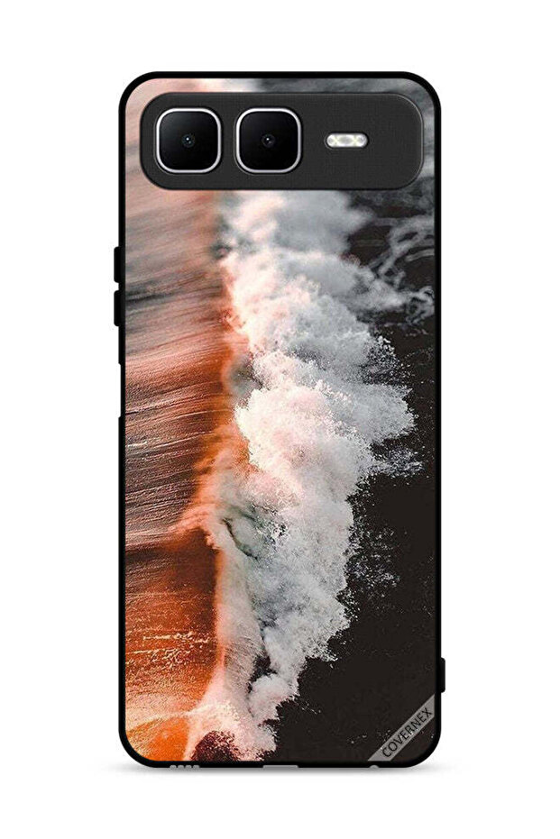 غطاء حماية لجهاز Infinix Smart 10 Plus بتصميم موجة مياه البحر