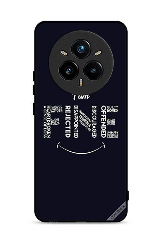 Realme 14 Pro Plus 5G Protective Case Cover Calligraphy I Am Fine