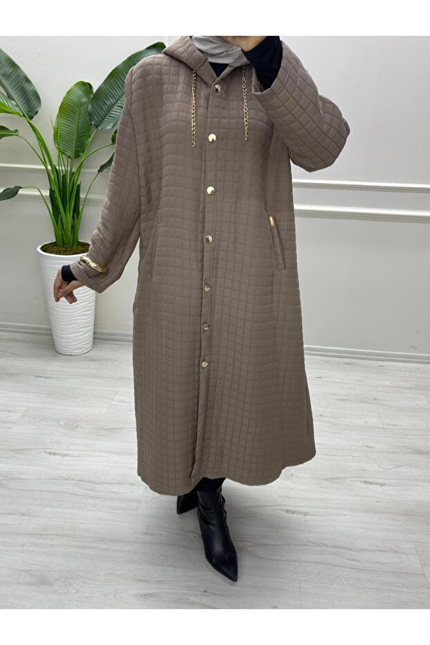 KAPİTONE DÜĞMELİ MONT - 3