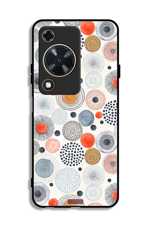 Huawei Nova Y63 Protective Case Cover Cotton Flowers Pattern