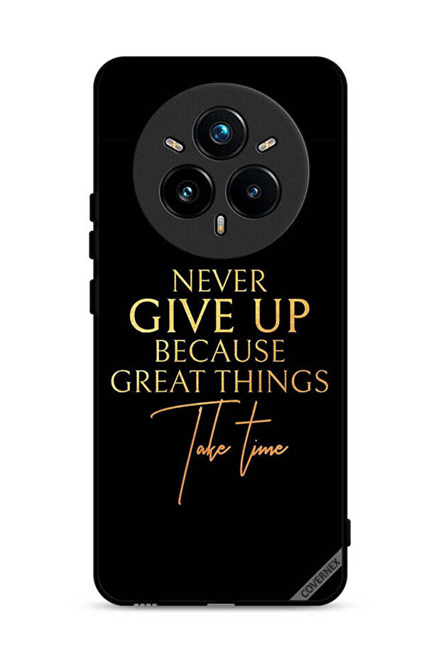 غطاء حماية Realme 14 Pro Plus 5G لا تستسلم أبدًا لأن الأشياء العظيمة تستغرق وقتًا