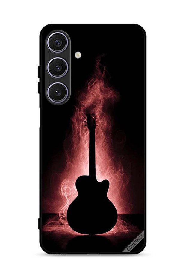 غطاء حماية لهاتف Samsung Galaxy A17 بتصميم انعكاس الجيتار