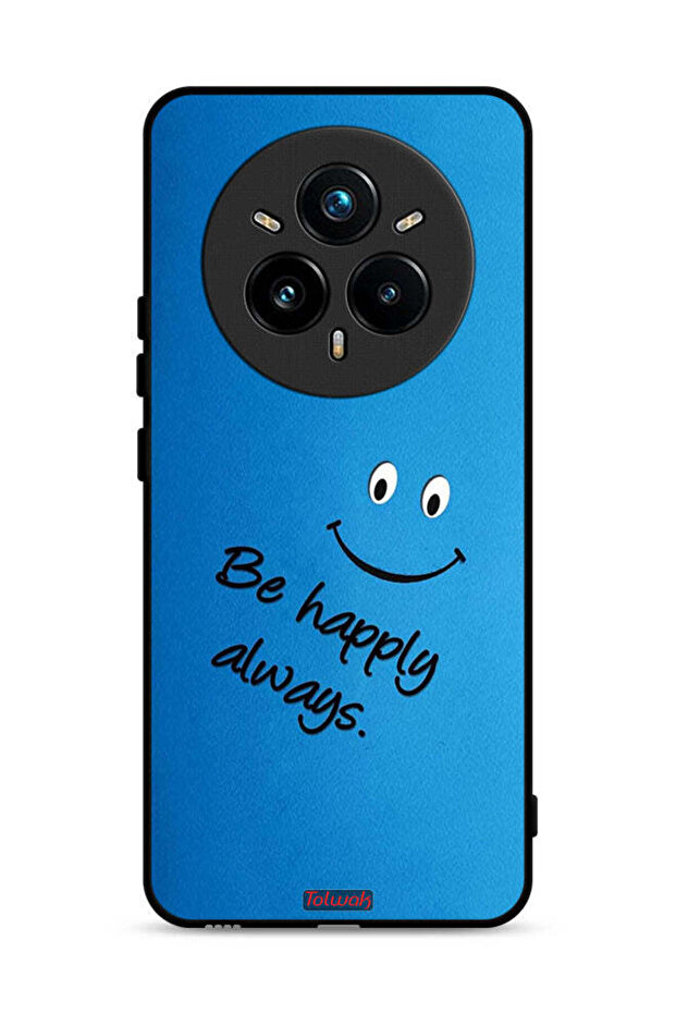 غطاء حماية لهاتف Realme 14 Pro Plus 5G كن سعيدًا دائمًا