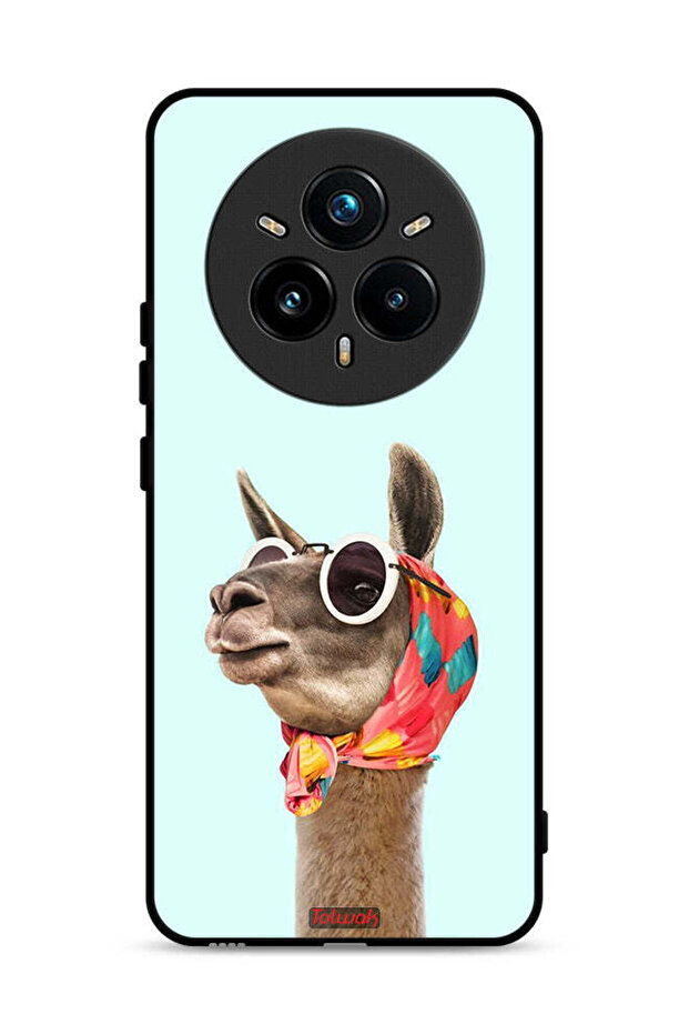 غطاء حماية لهاتف Realme 14 Pro Plus 5G بلون جمل أنيق ولطيف