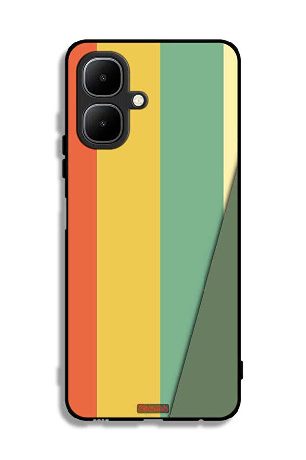 غطاء حماية لهاتف تكنو بوب 10 بنمط بسيط - 1