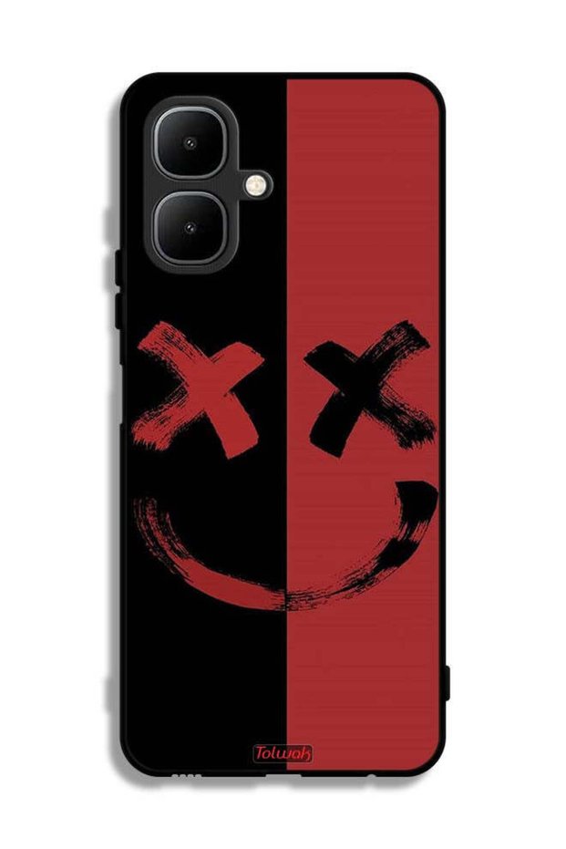 غطاء حماية لهاتف Infinix Smart 10 بنقشة مارشميلو الفنية