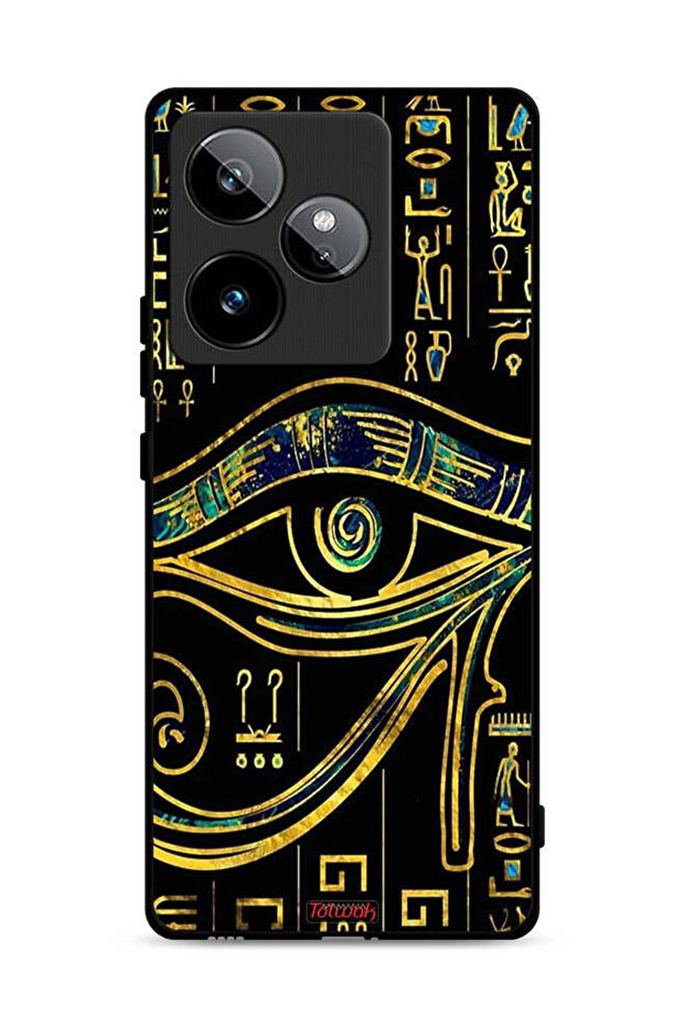 غطاء حماية لهاتف Realme GT 7 5G بتصميم عين فنية
