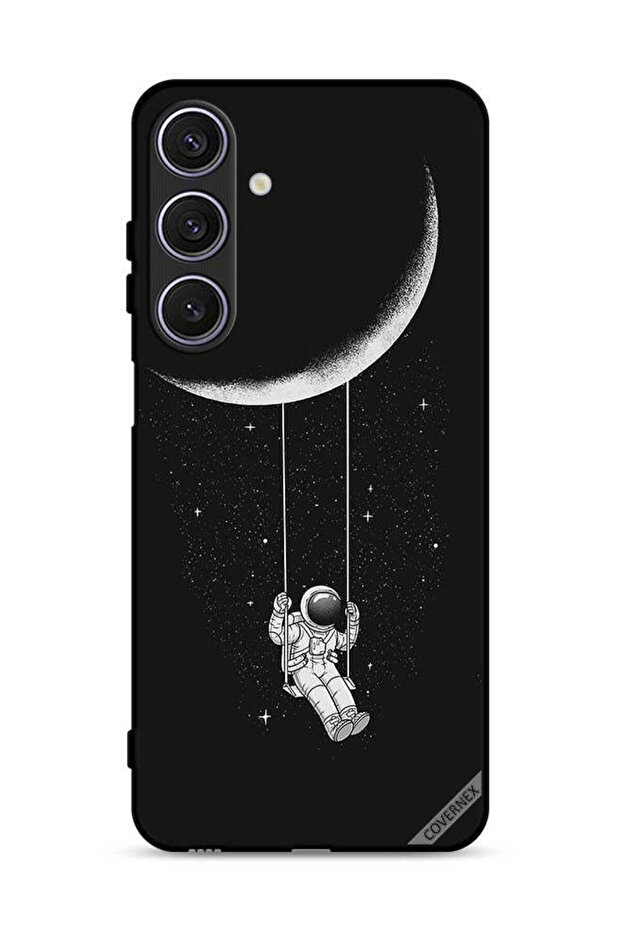 غطاء حماية لهاتف Samsung Galaxy A17 بتصميم Moon Swing