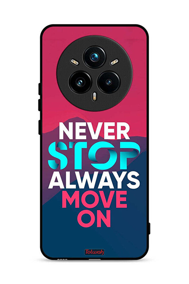 غطاء حماية لهاتف Realme 14 Pro Plus 5G، لا تتوقف أبدًا، تحرك دائمًا