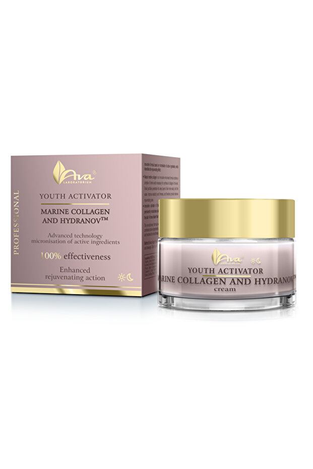 Ava Marine Collagen Hydronuf Youth Activating Cream 50ml | Anti-Aging Moisturizer | Firms and Plumps Mature Skin - 1