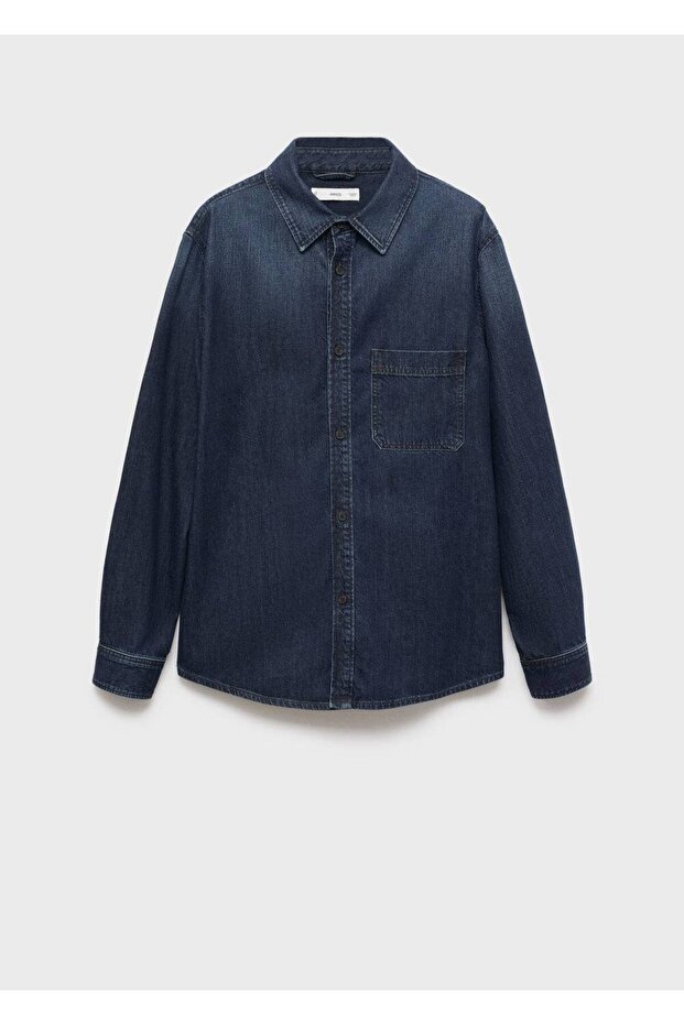 Cepli denim gömlek ceket - 3