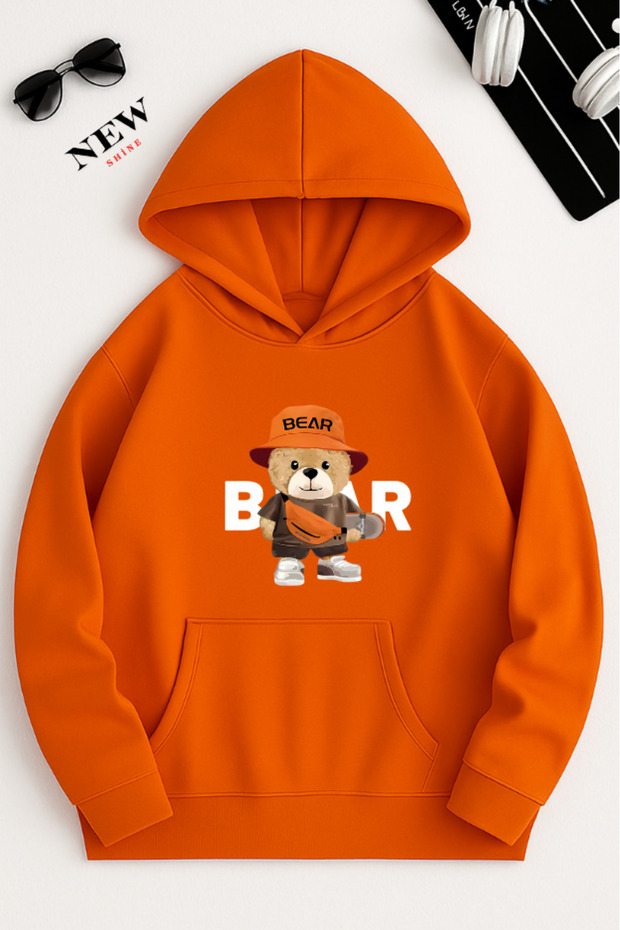 Bear Printed Sweatshirt - 1