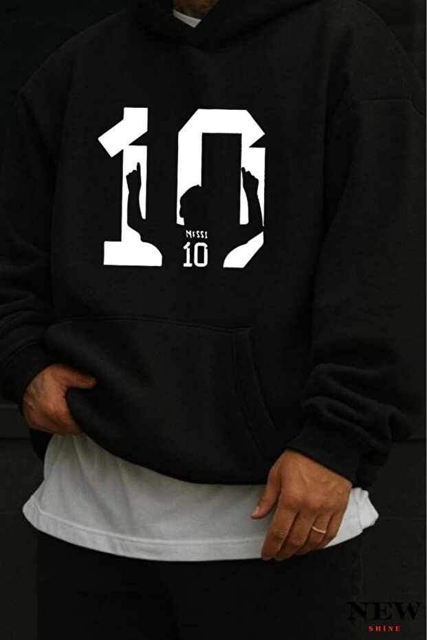 Messi Baskılı Sweatshirt - 1