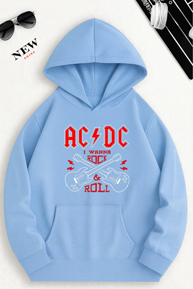 سويت شيرت مطبوع من ACDC
