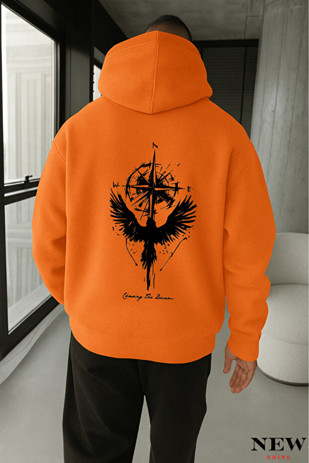 Суитшърт с печат Eagle Compass - 1