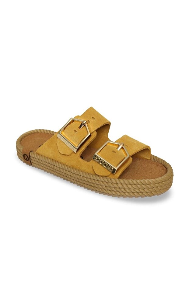 Syd12 Sydney Mustard Women's Slippers