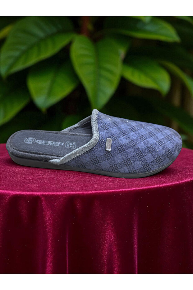 Konay 12968 Indoor Winter Men's Slippers with Velcro Sole