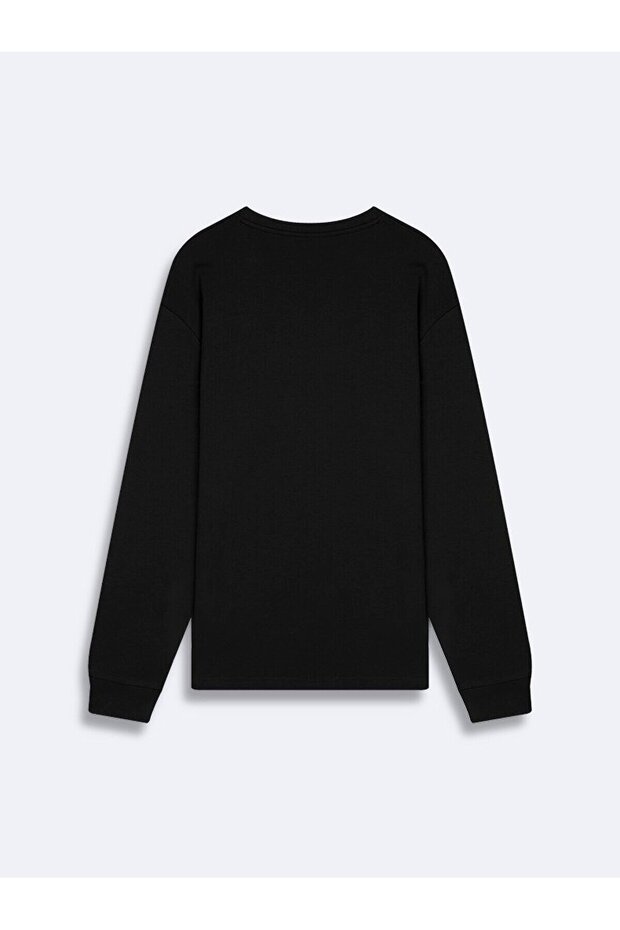 Siyah Sweatshırt - 2