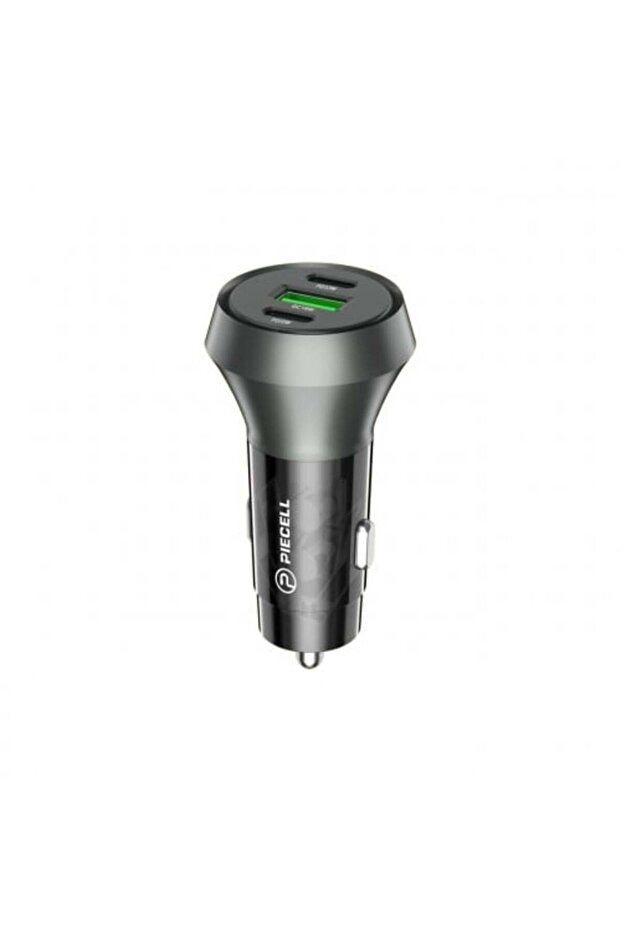 شاحن سيارة 84 واط بثلاثة منافذ (2 PD + USB)