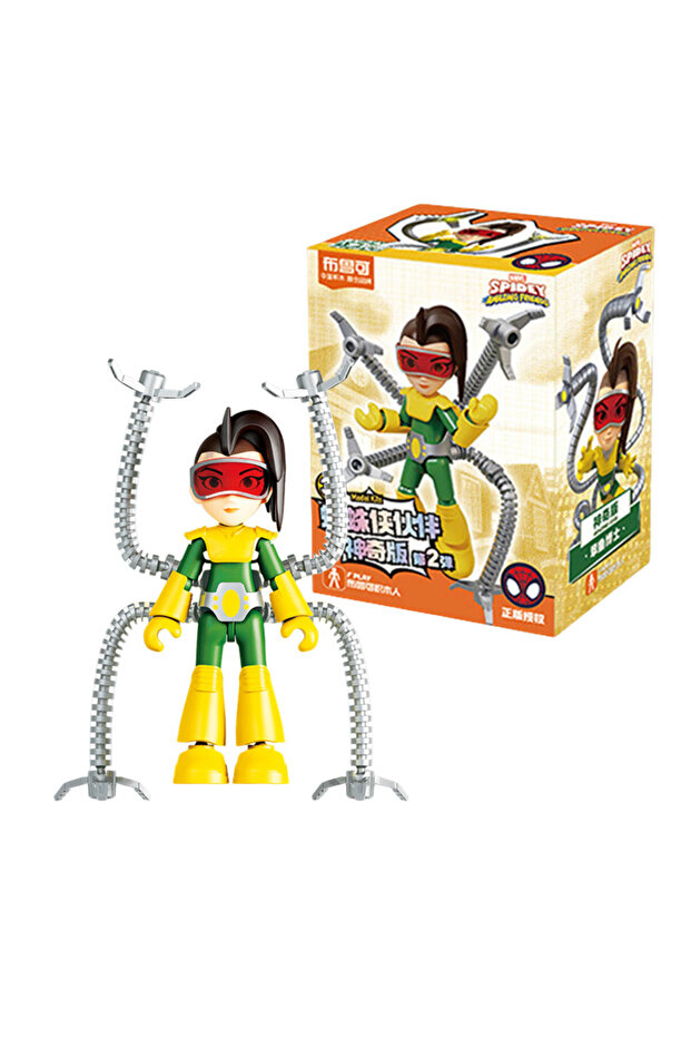 2st Doctor Octopus 12cm Marvel Spider Amazing Friends 3 Blind box Model kits Spider Man Peter Parke