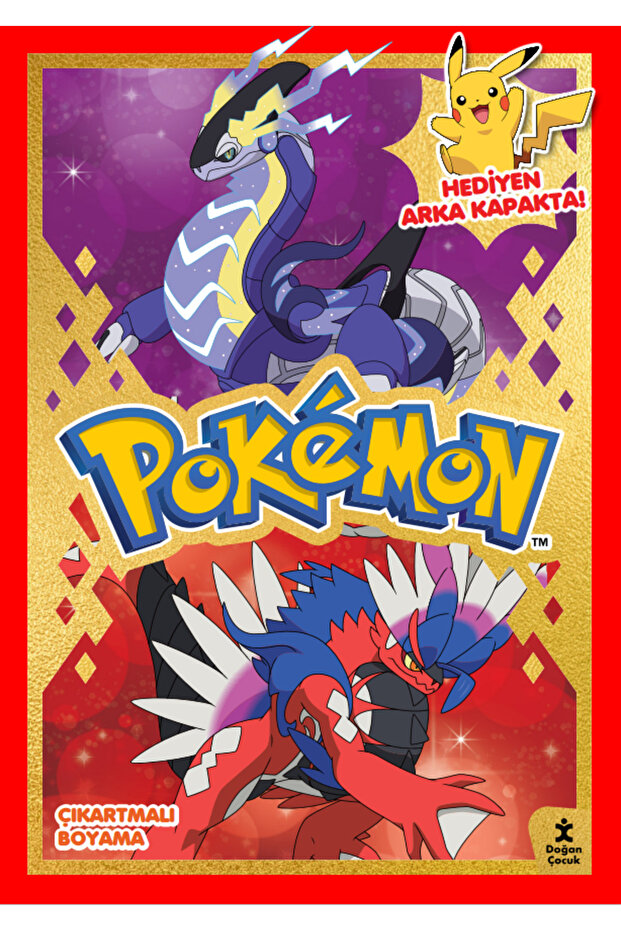 Pokemon Coloring Book with Party Time Stickers