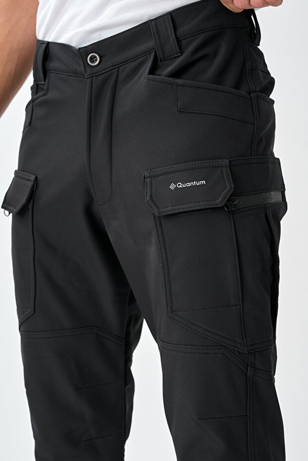 Soft Shell Wind, Water & Cold Proof Winter Tactical Pants with Fleece Inside E218 - 4