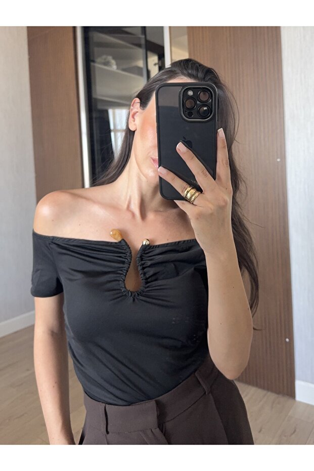 Stone Detailed Blouse