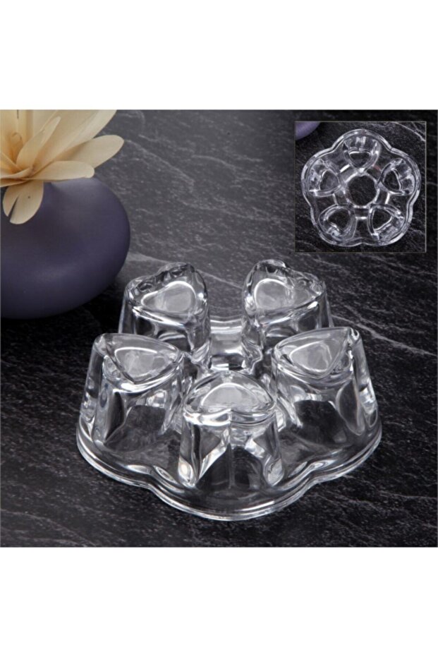 Borosilikat Cam Isıtma Standı ( Mum Dahil Değildir) 1 Adet - 2