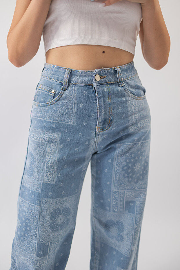 Vintage Patchwork Jeans - 4