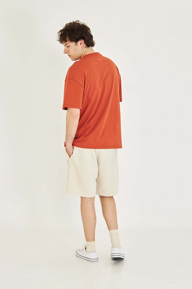 Basic Unisex Oversize Tişört - 6