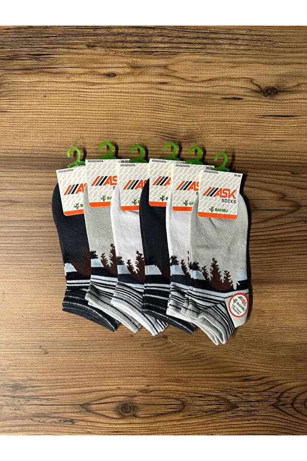 Women's Bamboo Seamless 6-Piece Socks