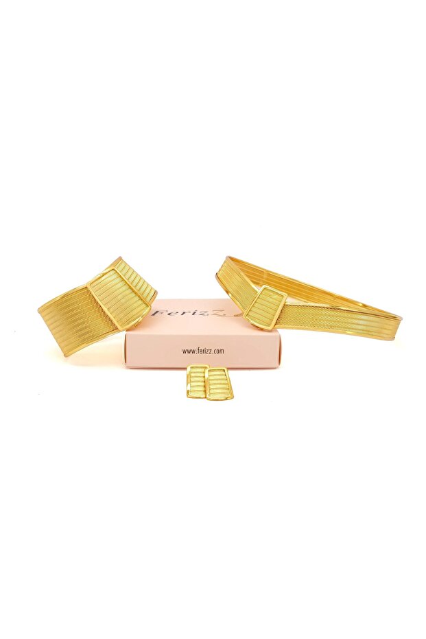 Altın Kaplama Trabzon Hasır Set SET-167 - 1