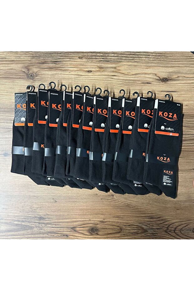 ERKEK UZUN BAMBU 12'Lİ ÇORAP - 1