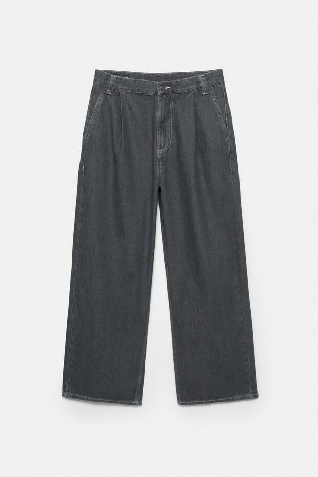 Pensli geniş paça jean - 7