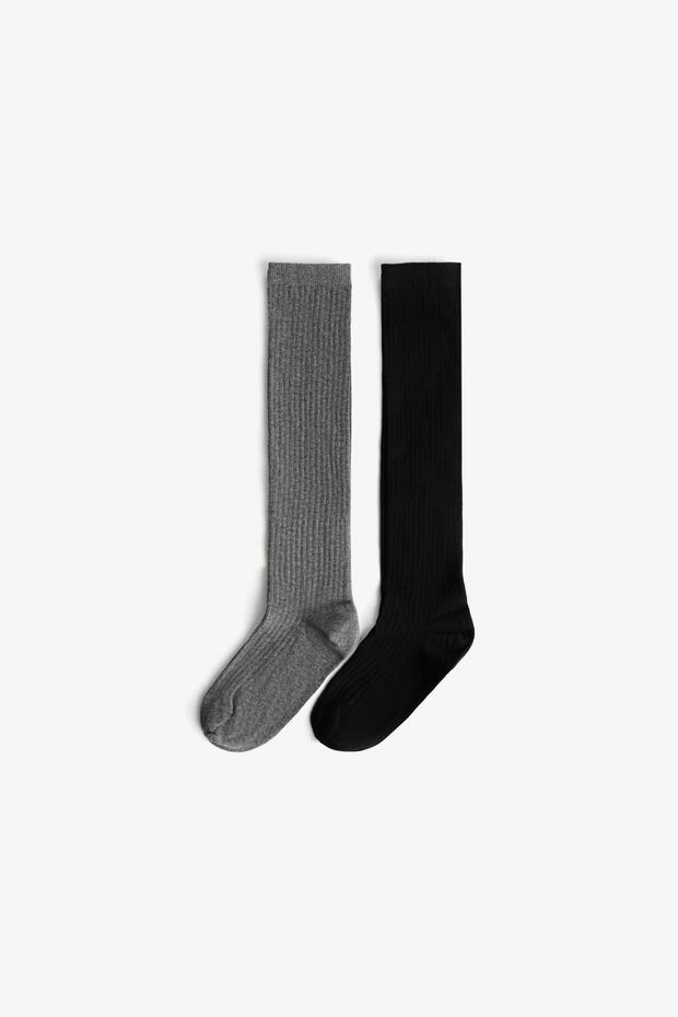 2 çift fitilli çorap - 1
