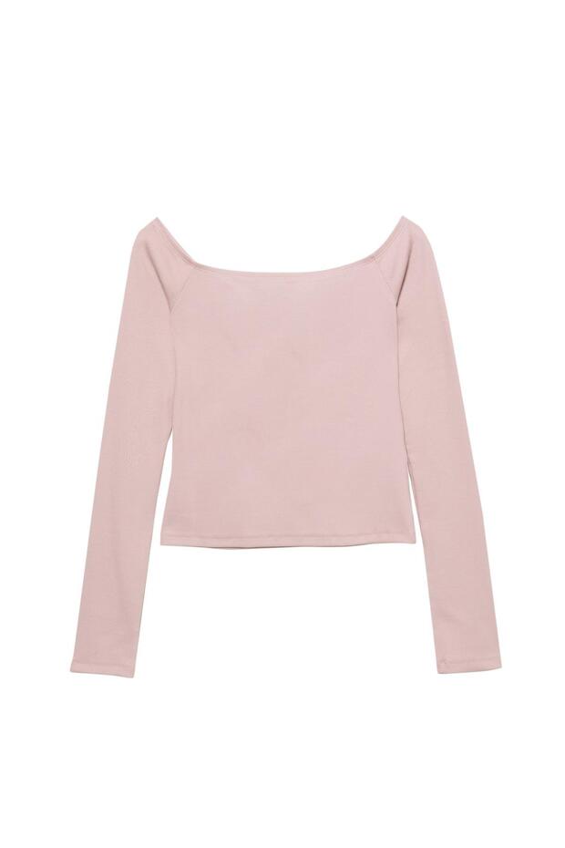 Açık omuzlu fitilli top - 3