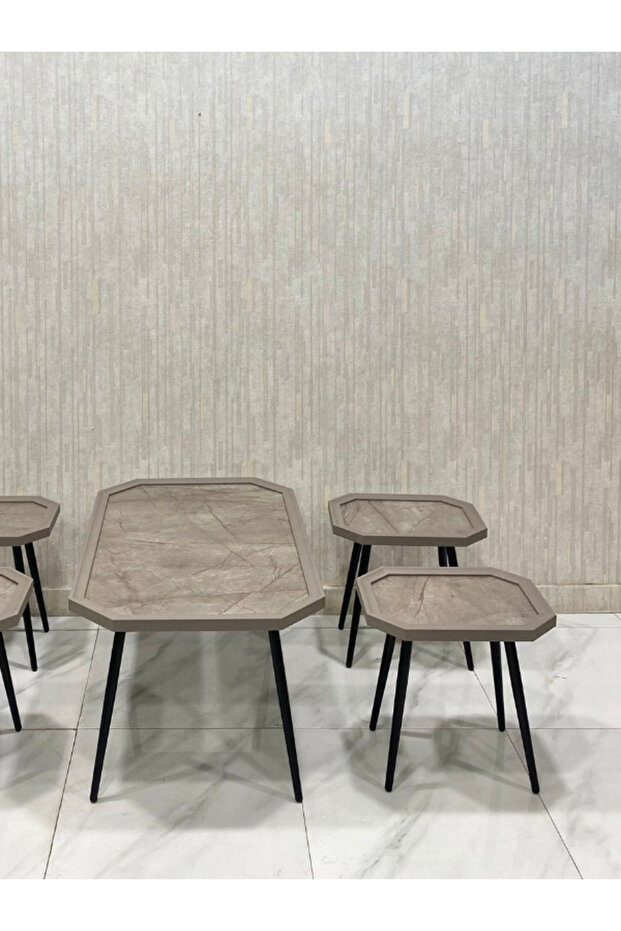 طقم طاولات تركي مودرن بالوان مختلفة - 3