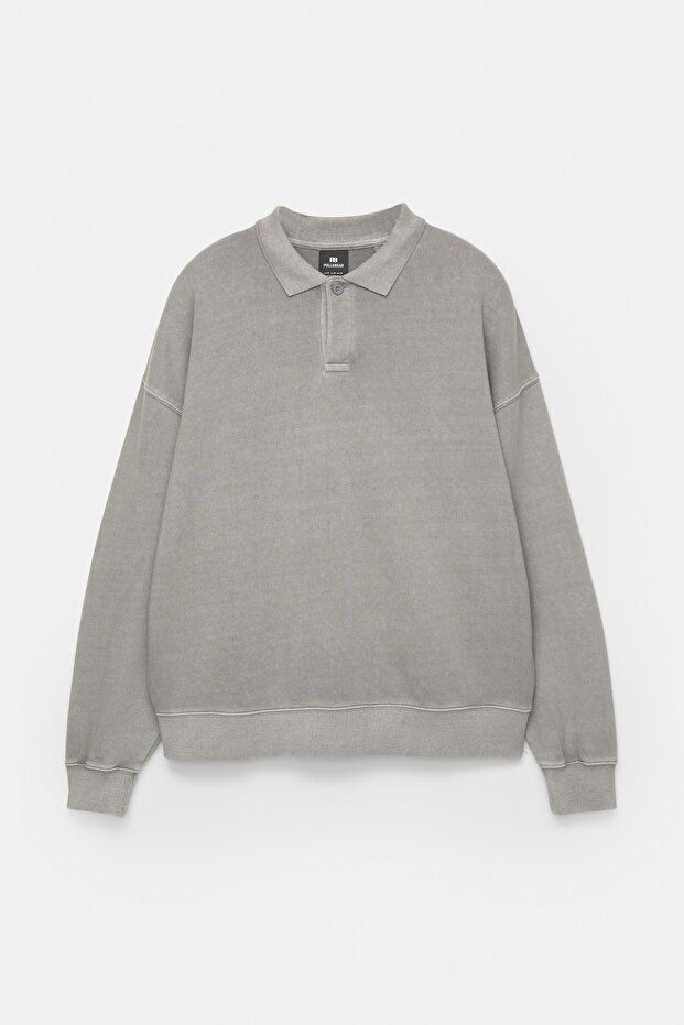 Polo yaka sweatshirt - 4